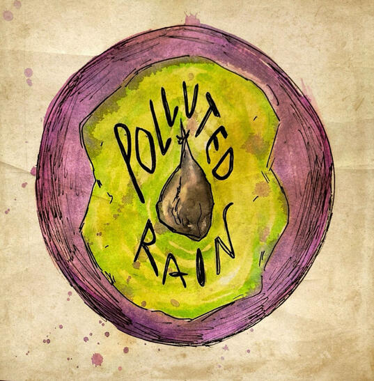 Band Logo: Polluted Rain