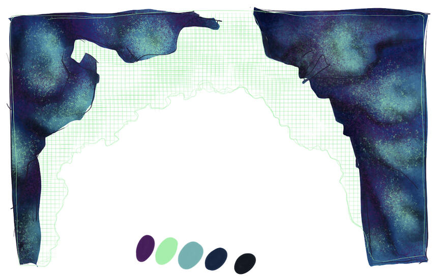 Midsummer design concept: unrealized portal idea