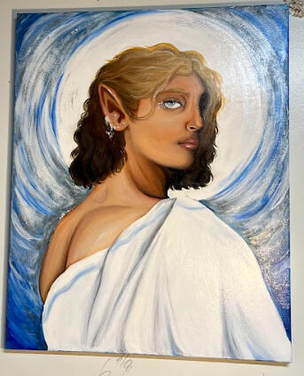 "Sabriel" Oil on canvas
